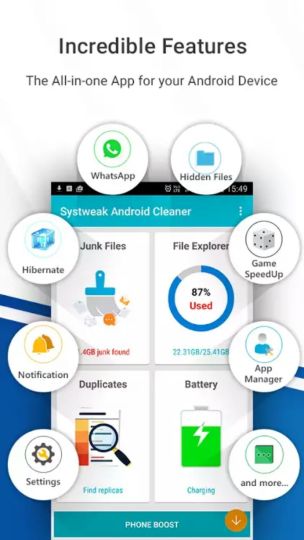 SYSTWEAK ANDROID CLEANER