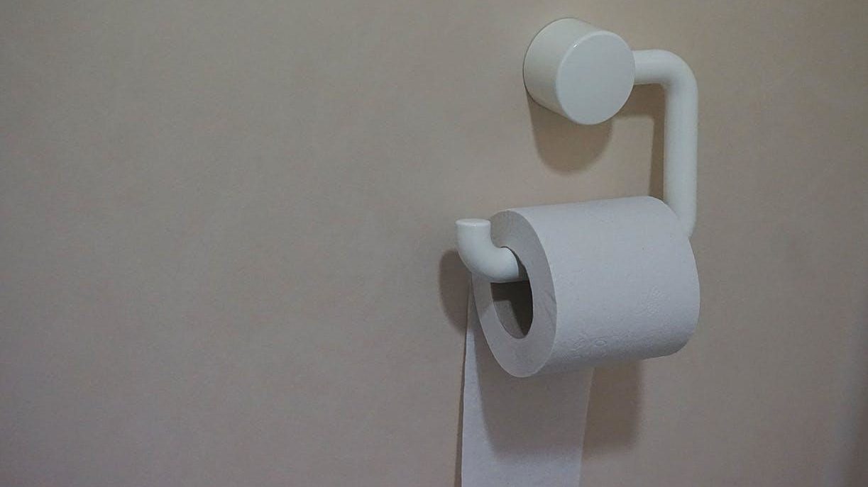 White Toilet Paper